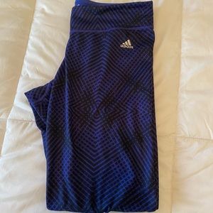 M Blue Adidas Leggings